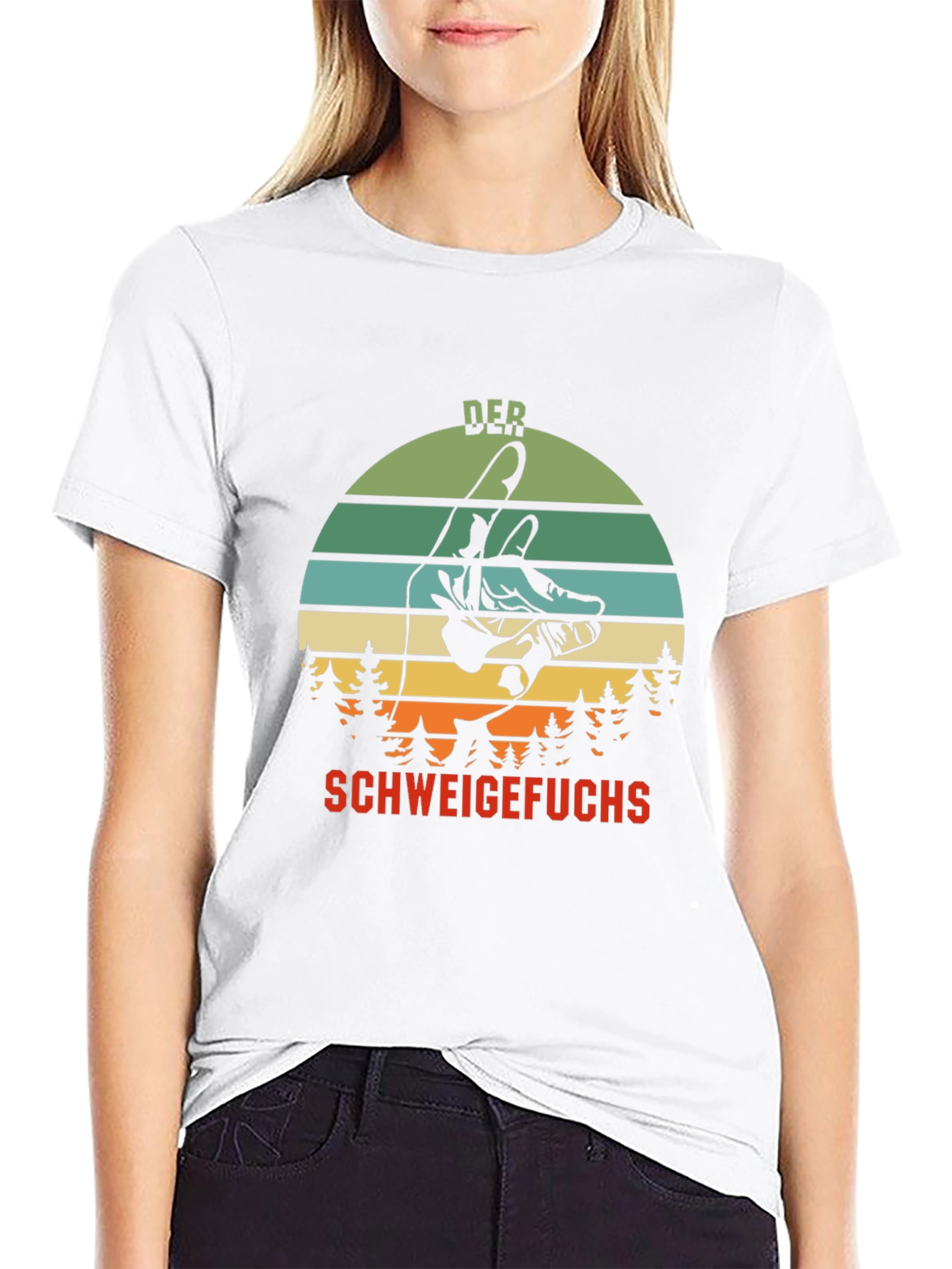 Der Schweigefuchs Graphic T-Shirt