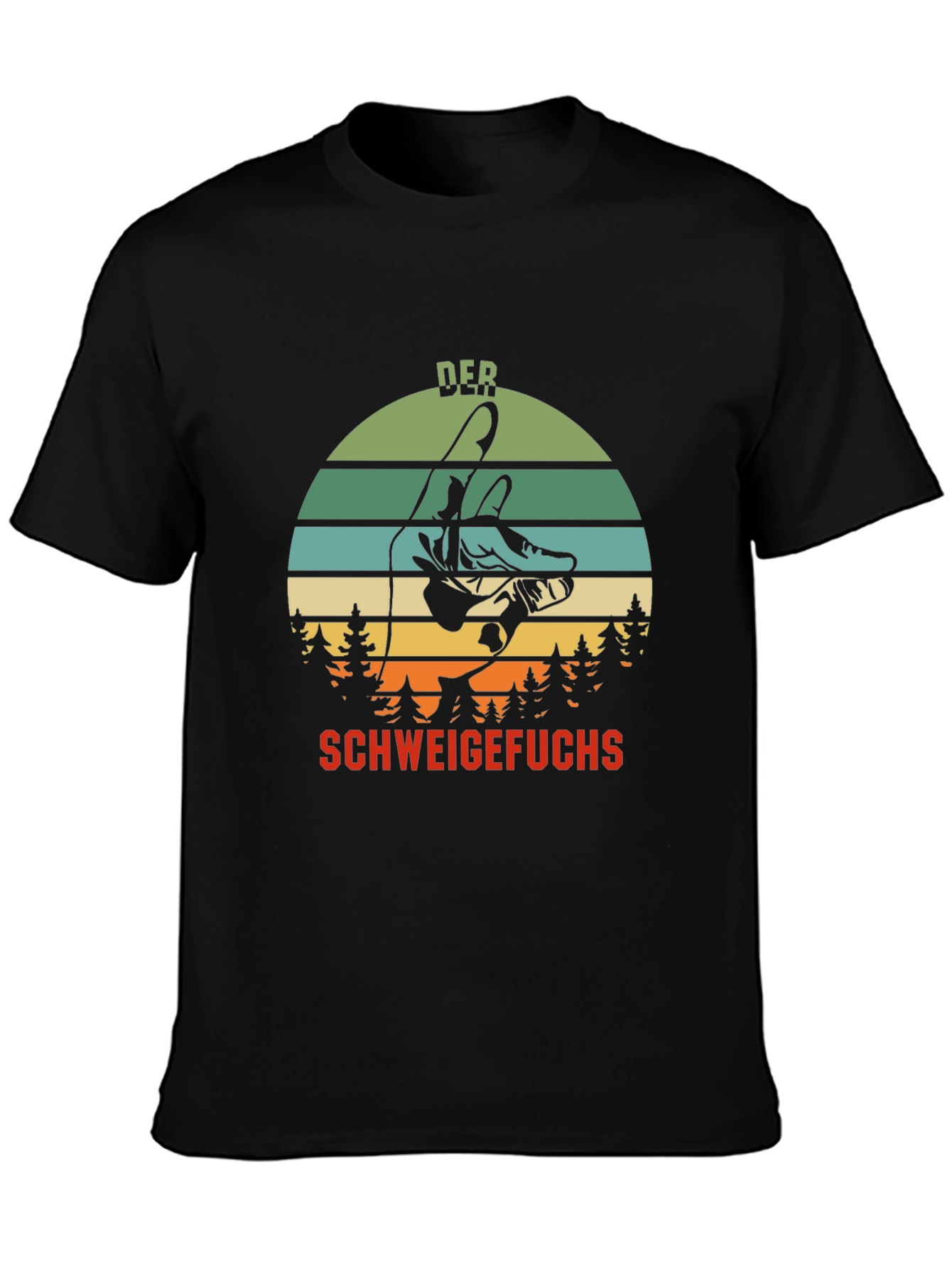 Der Schweigefuchs Graphic T-Shirt