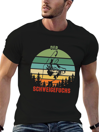 Der Schweigefuchs Graphic T-Shirt