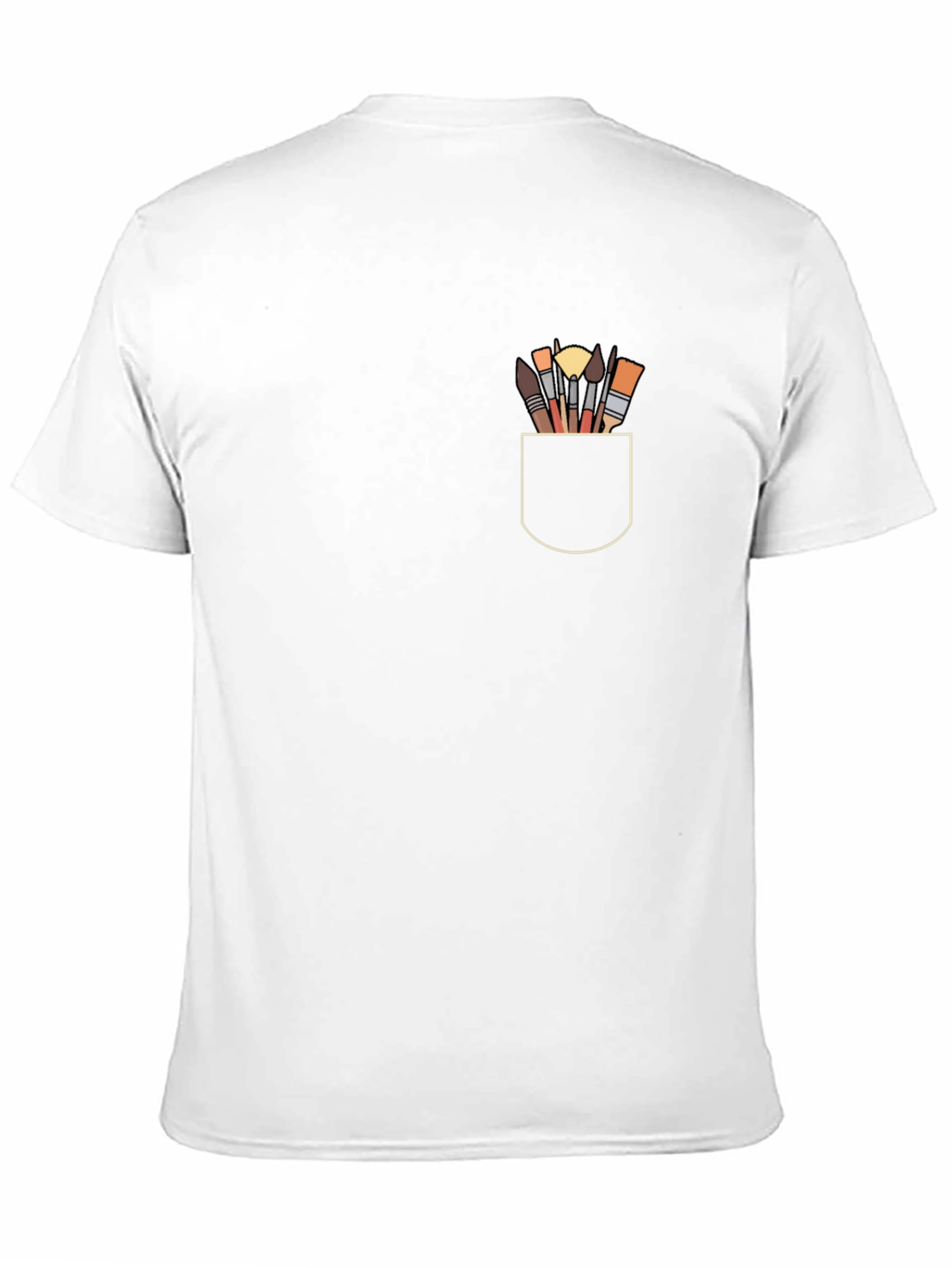 Art Brushes Pocket Graphic T-Shirt