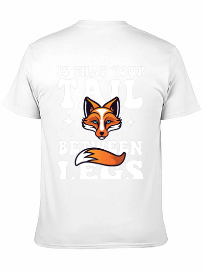 Fox Tail Humor Graphic T-Shirt