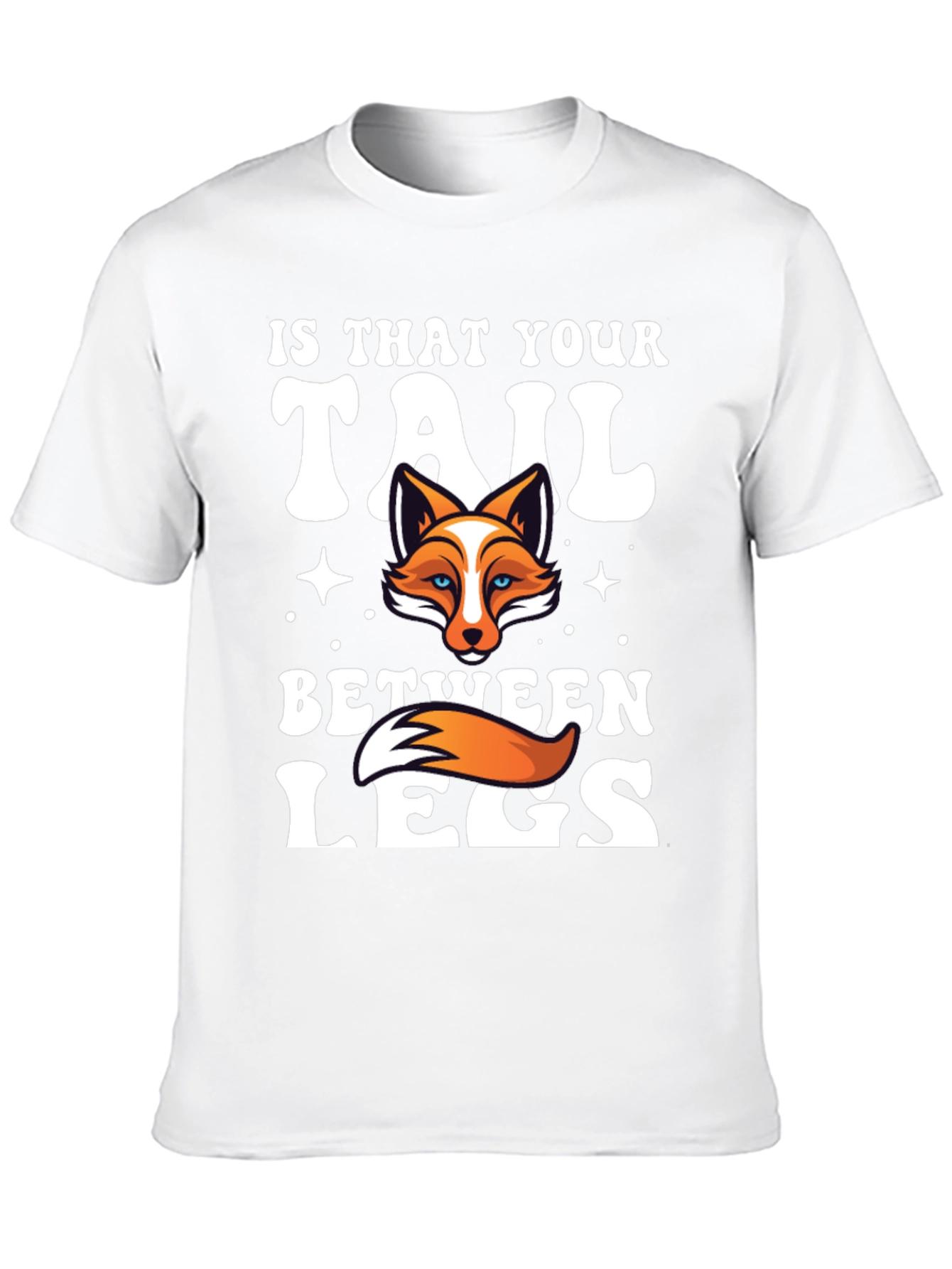 Fox Tail Humor Graphic T-Shirt