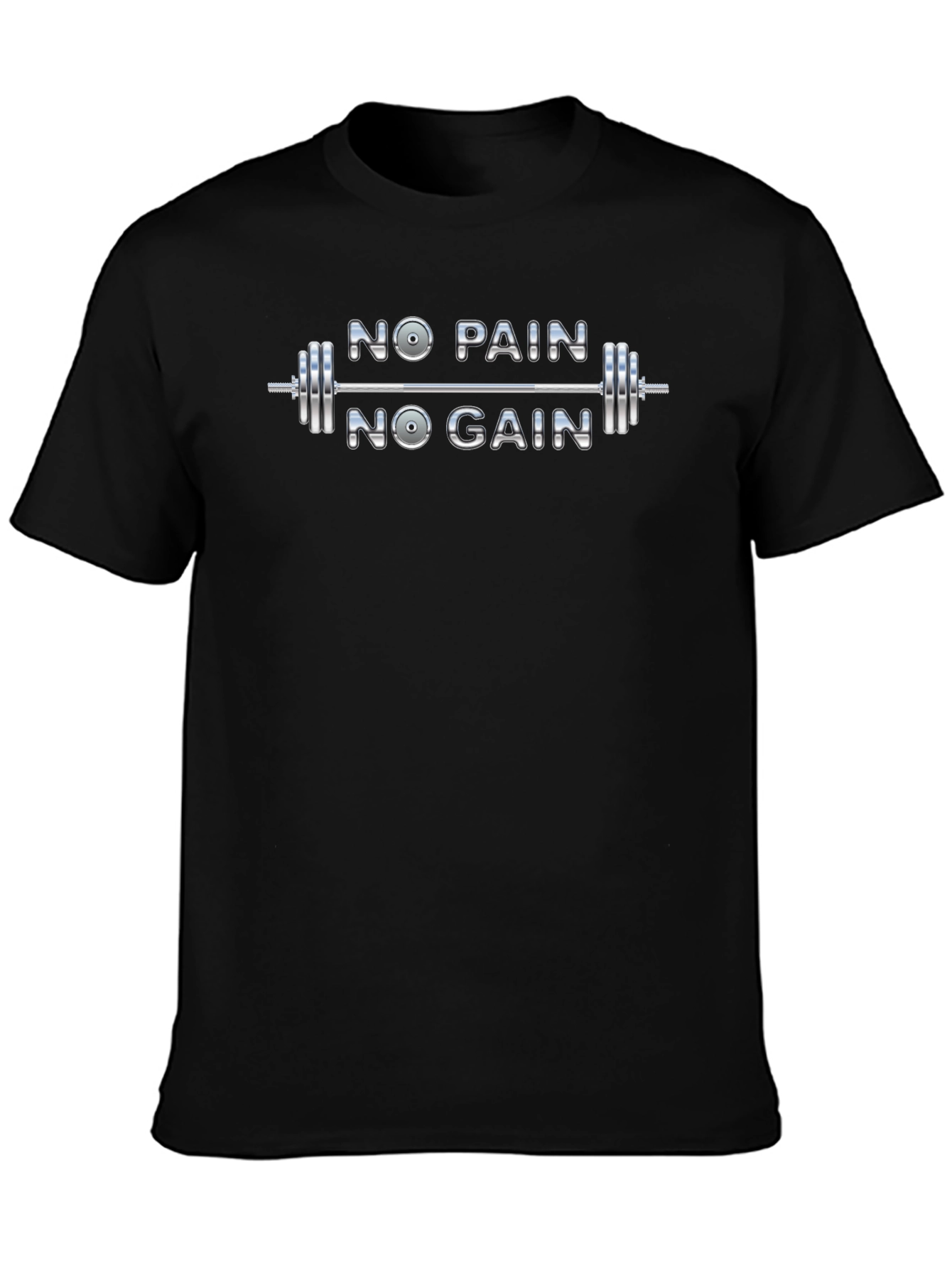 No Pain No Gain Gym Workout T-Shirt