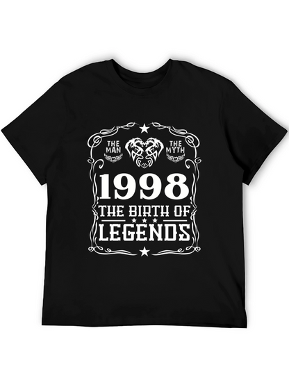1998 The Birth of Legends Black T-Shirt