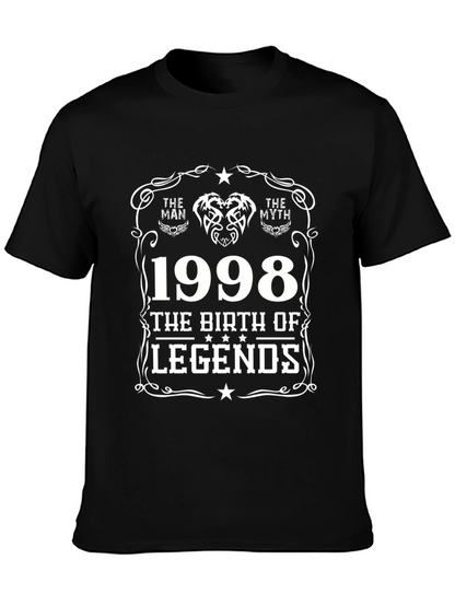 1998 The Birth of Legends Black T-Shirt