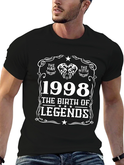 1998 The Birth of Legends Black T-Shirt