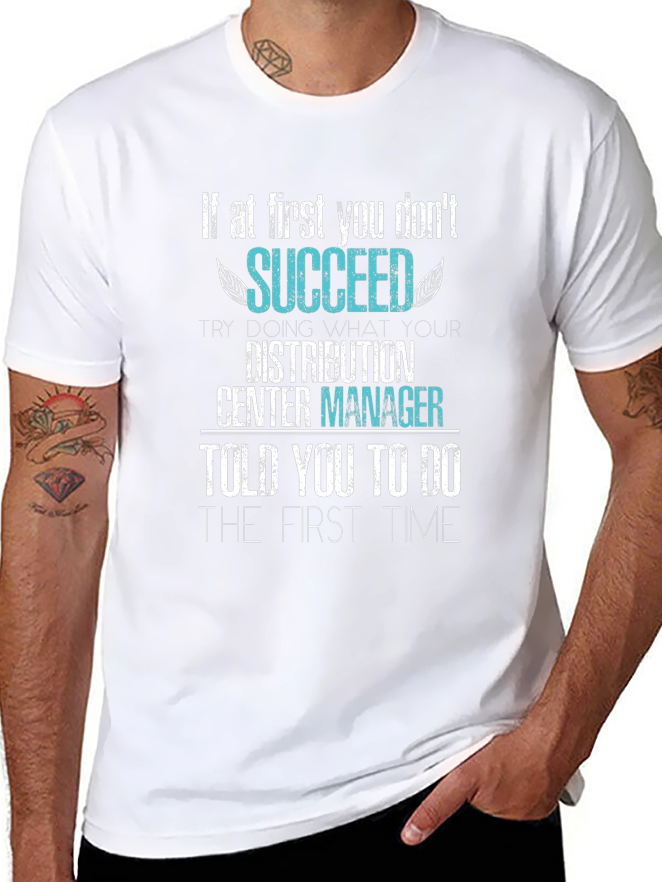 Distribution Center Manager Slogan T-Shirt
