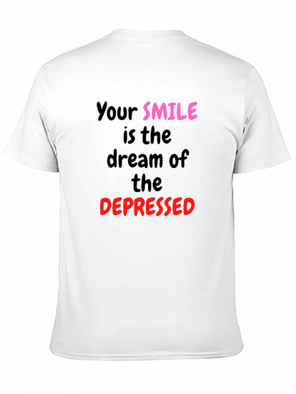 Smile Dream Graphic Tee - Black