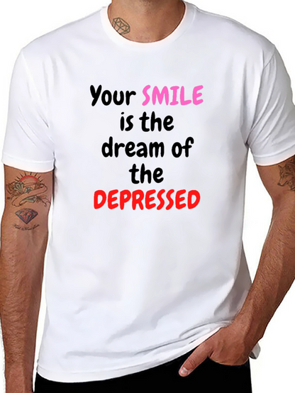 Smile Dream Graphic Tee - Black