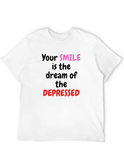 Smile Dream Graphic Tee - Black