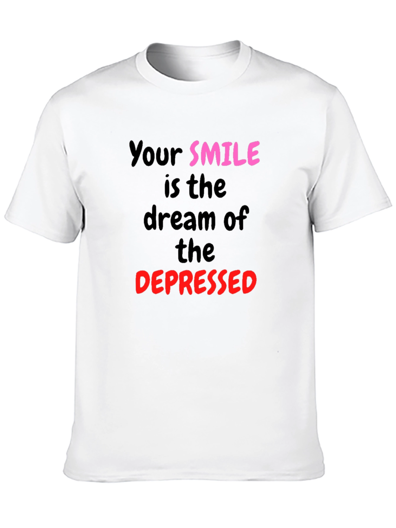 Smile Dream Graphic Tee - Black