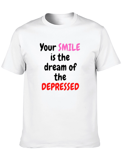 Smile Dream Graphic Tee - Black