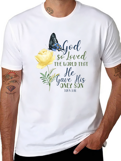 God So Loved the World Black T-Shirt