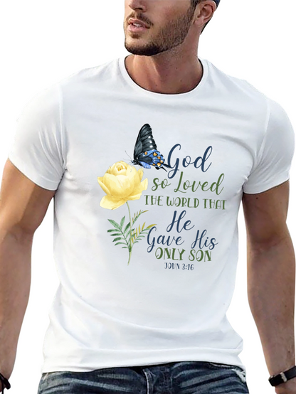 God So Loved the World Black T-Shirt