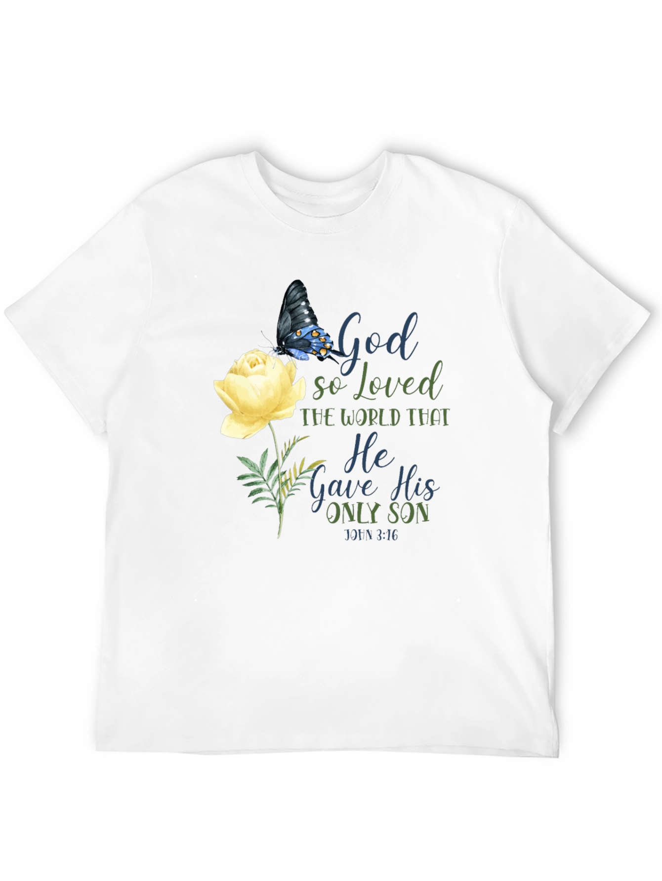 God So Loved the World Black T-Shirt