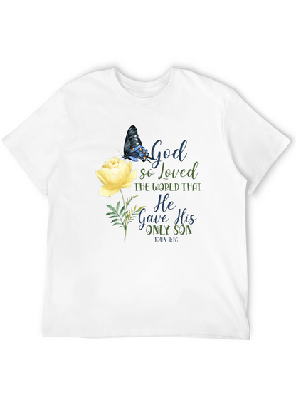God So Loved the World Black T-Shirt