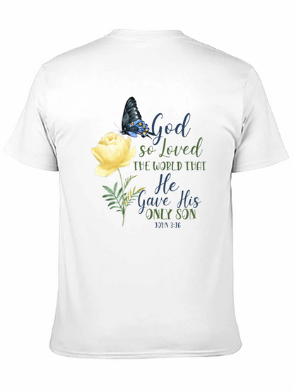 God So Loved the World Black T-Shirt