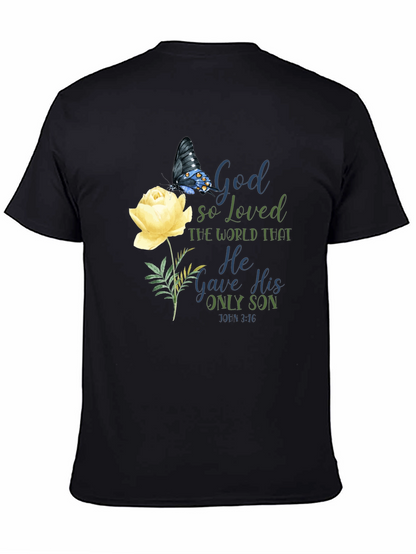 God So Loved the World Black T-Shirt