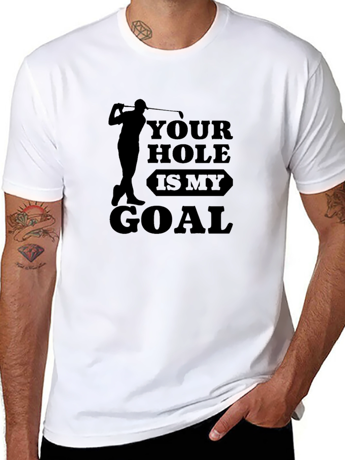 Golf Lover T-Shirt: Your Hole is My Goal