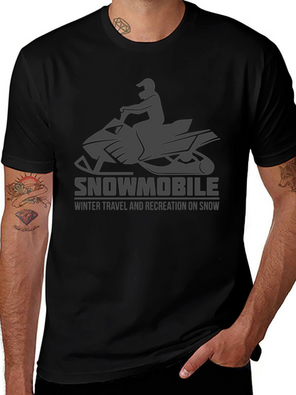 Snowmobile Winter Travel T-Shirt