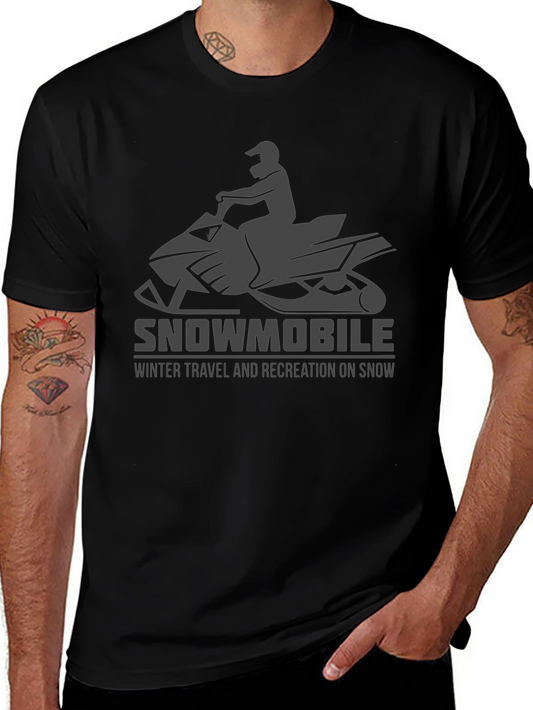 Snowmobile Winter Travel T-Shirt
