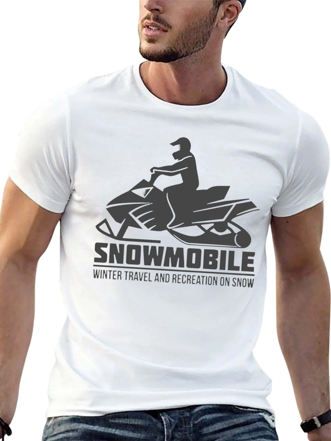 Snowmobile Winter Travel T-Shirt