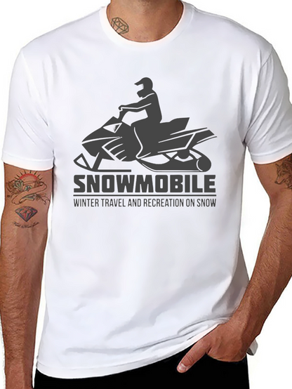 Snowmobile Winter Travel T-Shirt