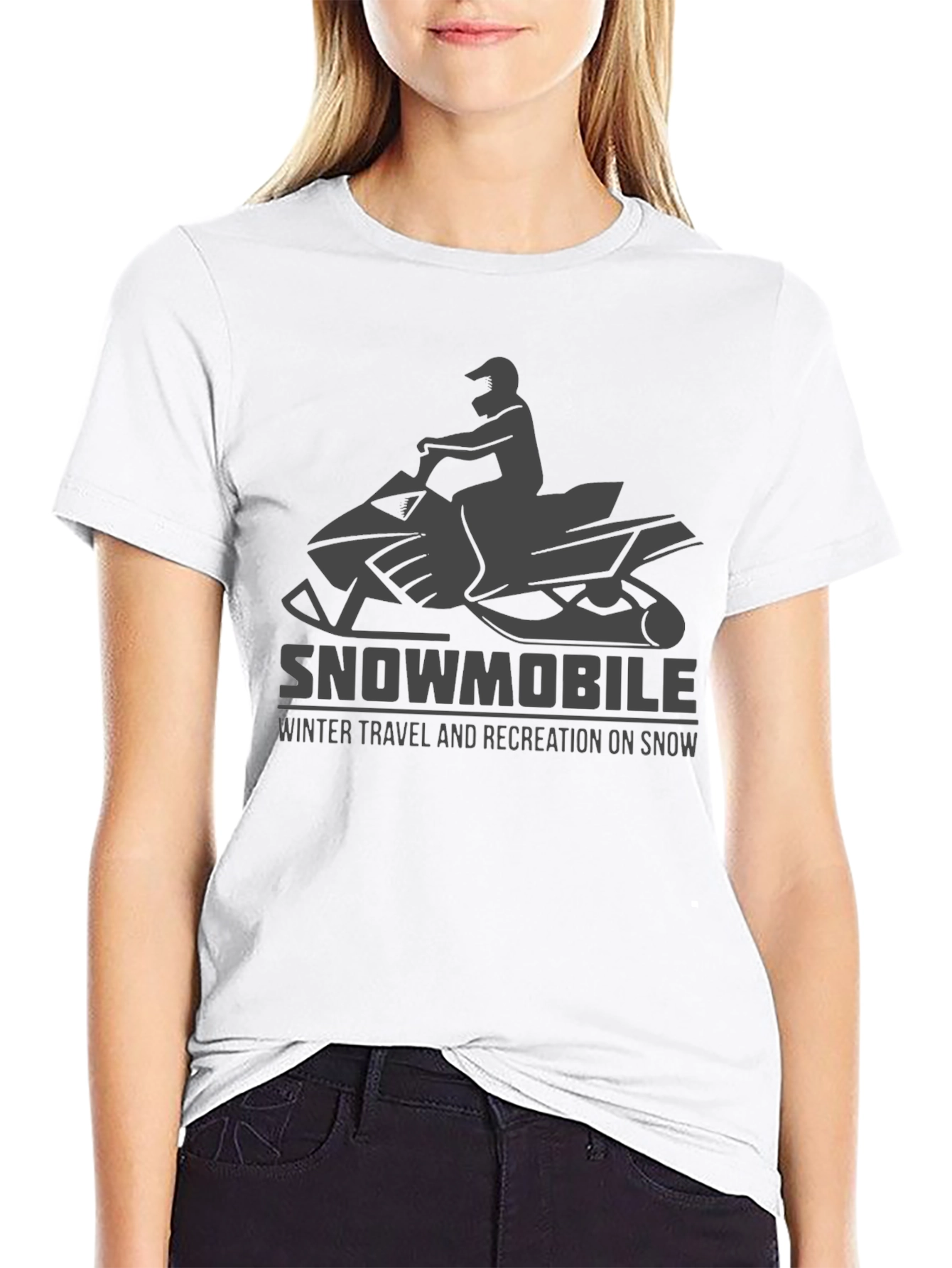 Snowmobile Winter Travel T-Shirt