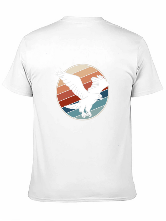 Retro Eagle Graphic Tee - Black T-Shirt