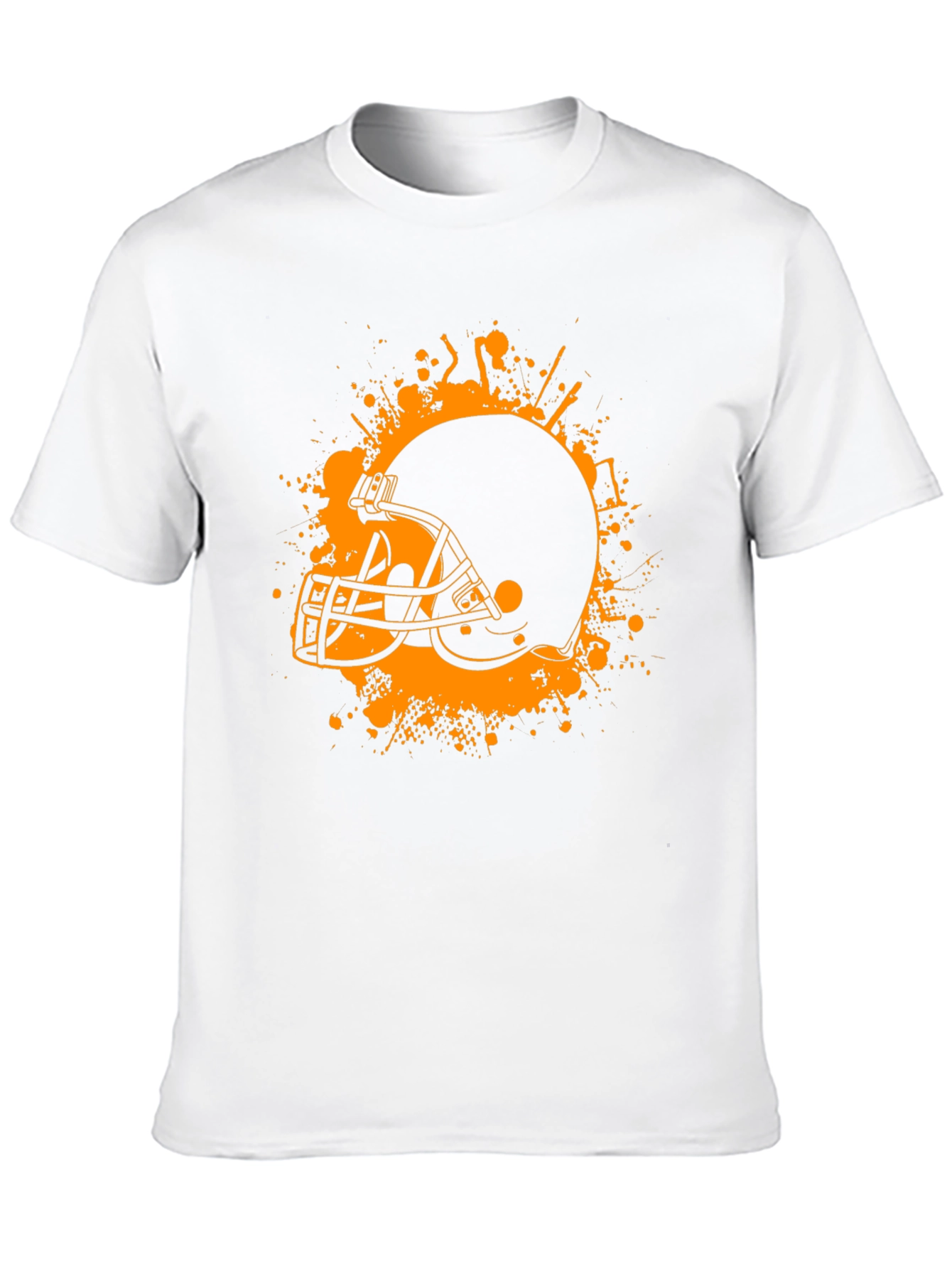 Football Helmet Graphic Tee - Sport Fan Apparel