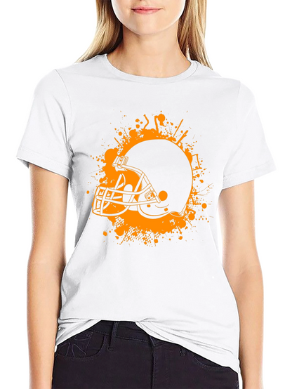 Football Helmet Graphic Tee - Sport Fan Apparel