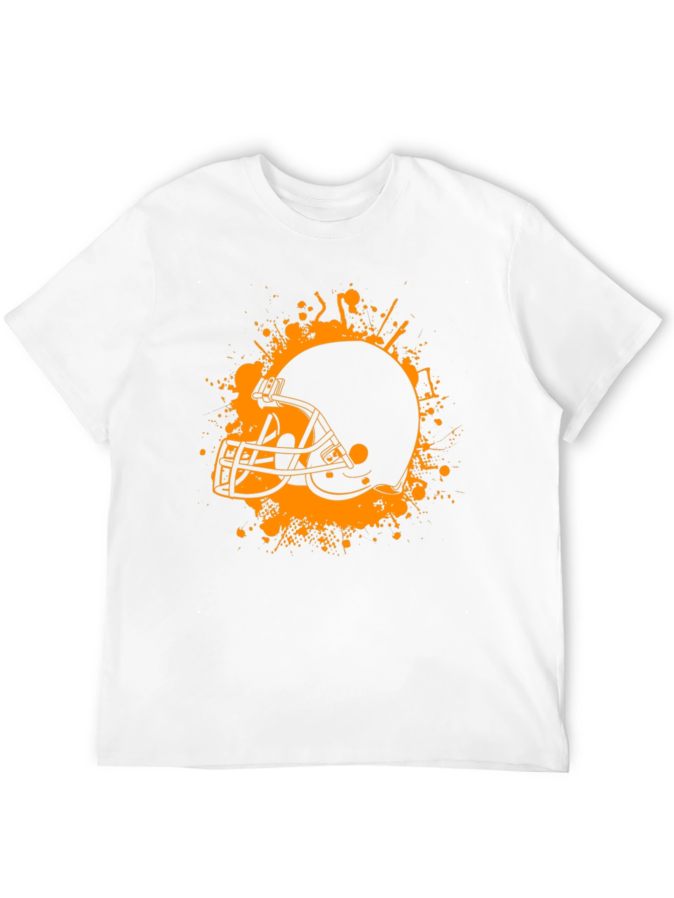 Football Helmet Graphic Tee - Sport Fan Apparel