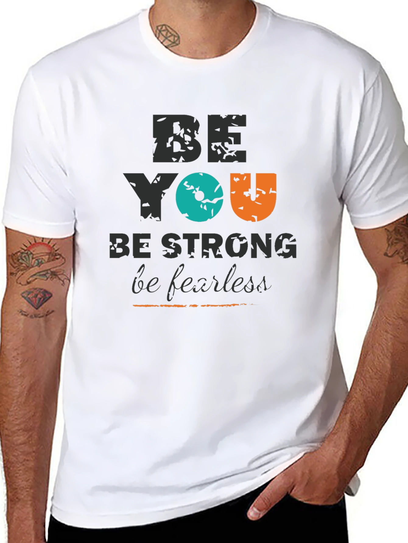 Be You Graphic Tee - Strong & Fearless