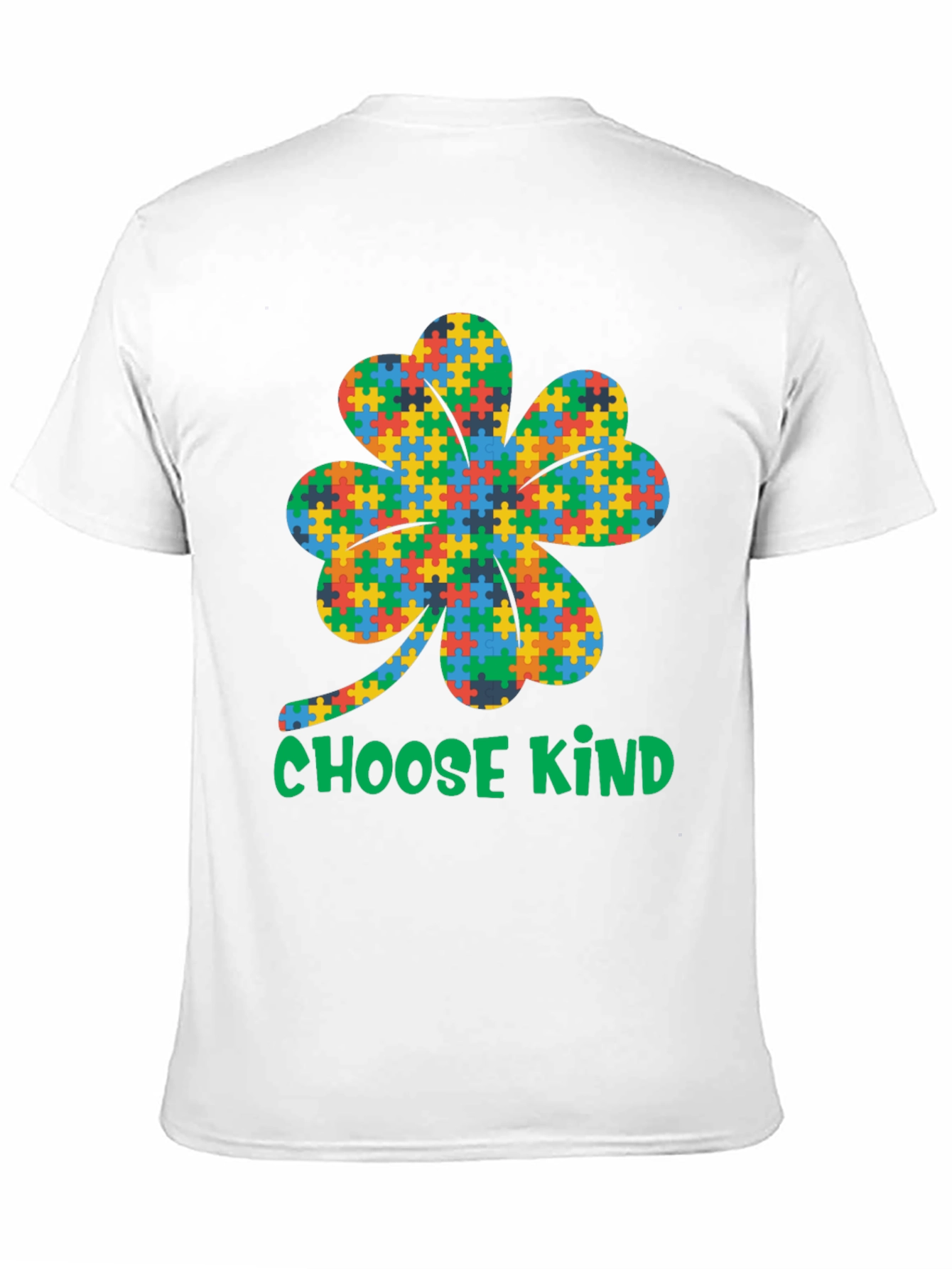 Choose Kind Autism Awareness Shamrock T-Shirt