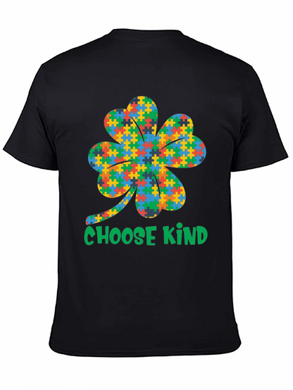 Choose Kind Autism Awareness Shamrock T-Shirt