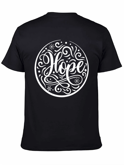 Hope Graphic Tee - Black Holiday Shirt