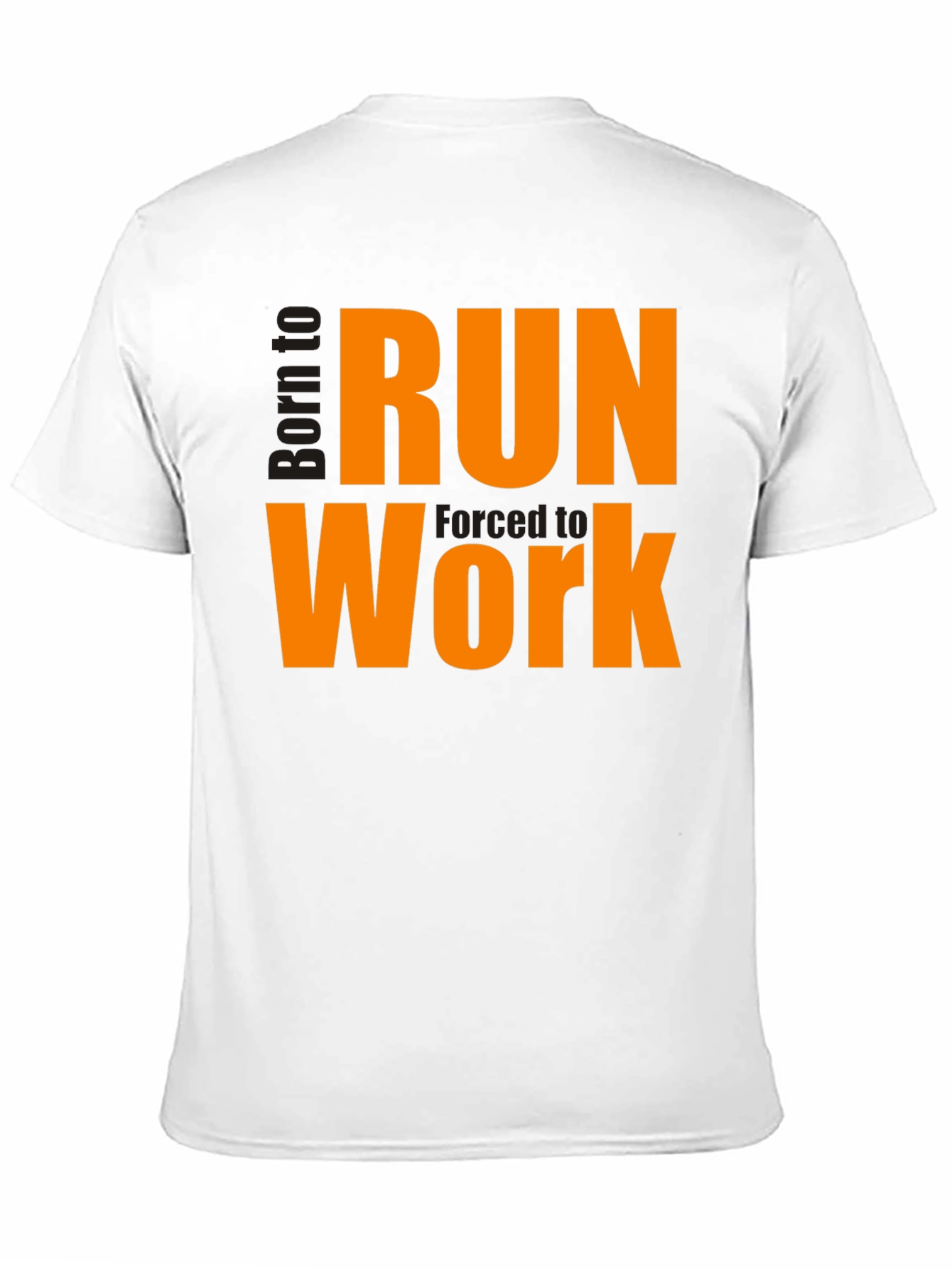 Born to Run Work T-Shirt - Black