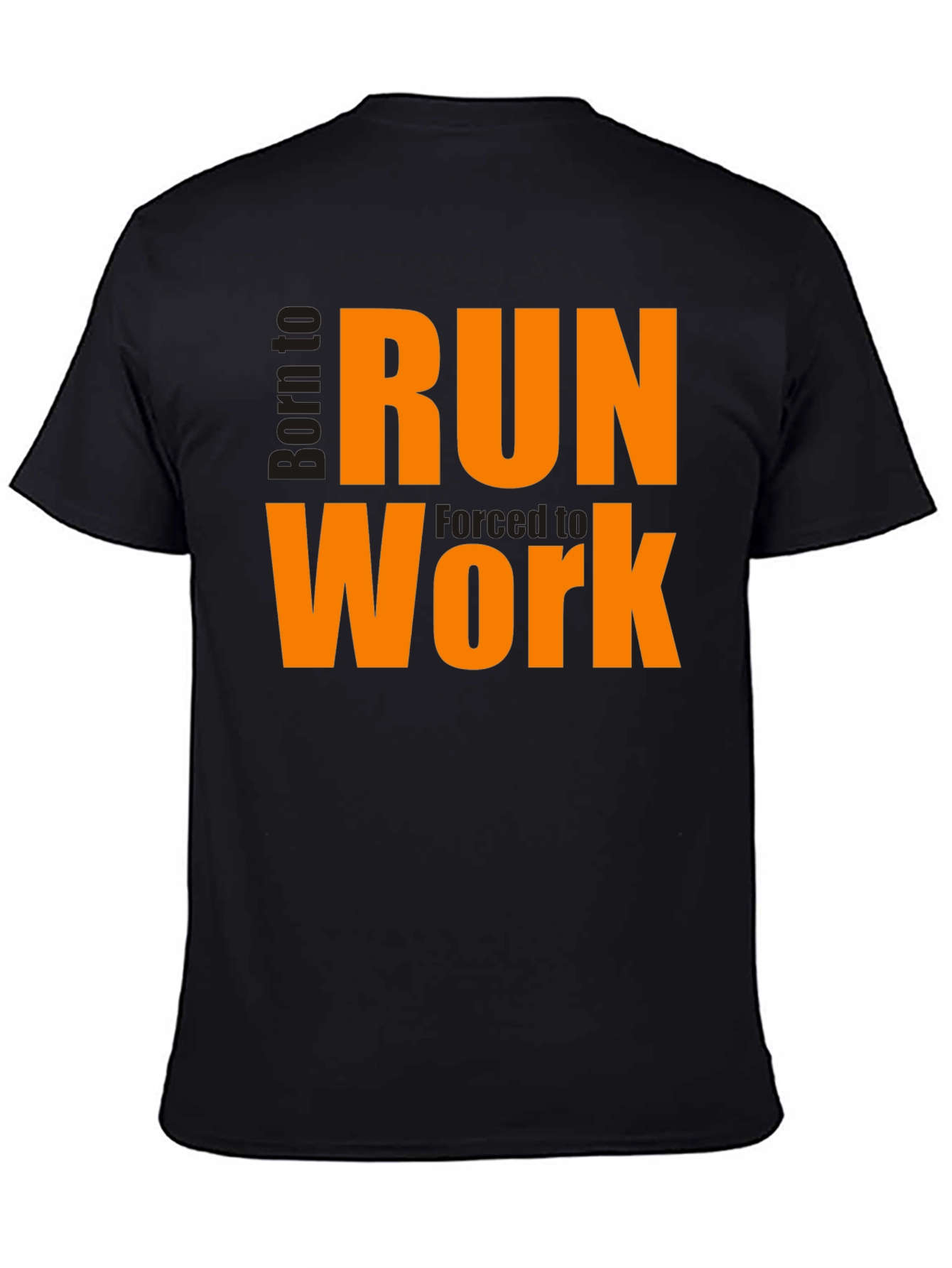 Born to Run Work T-Shirt - Black