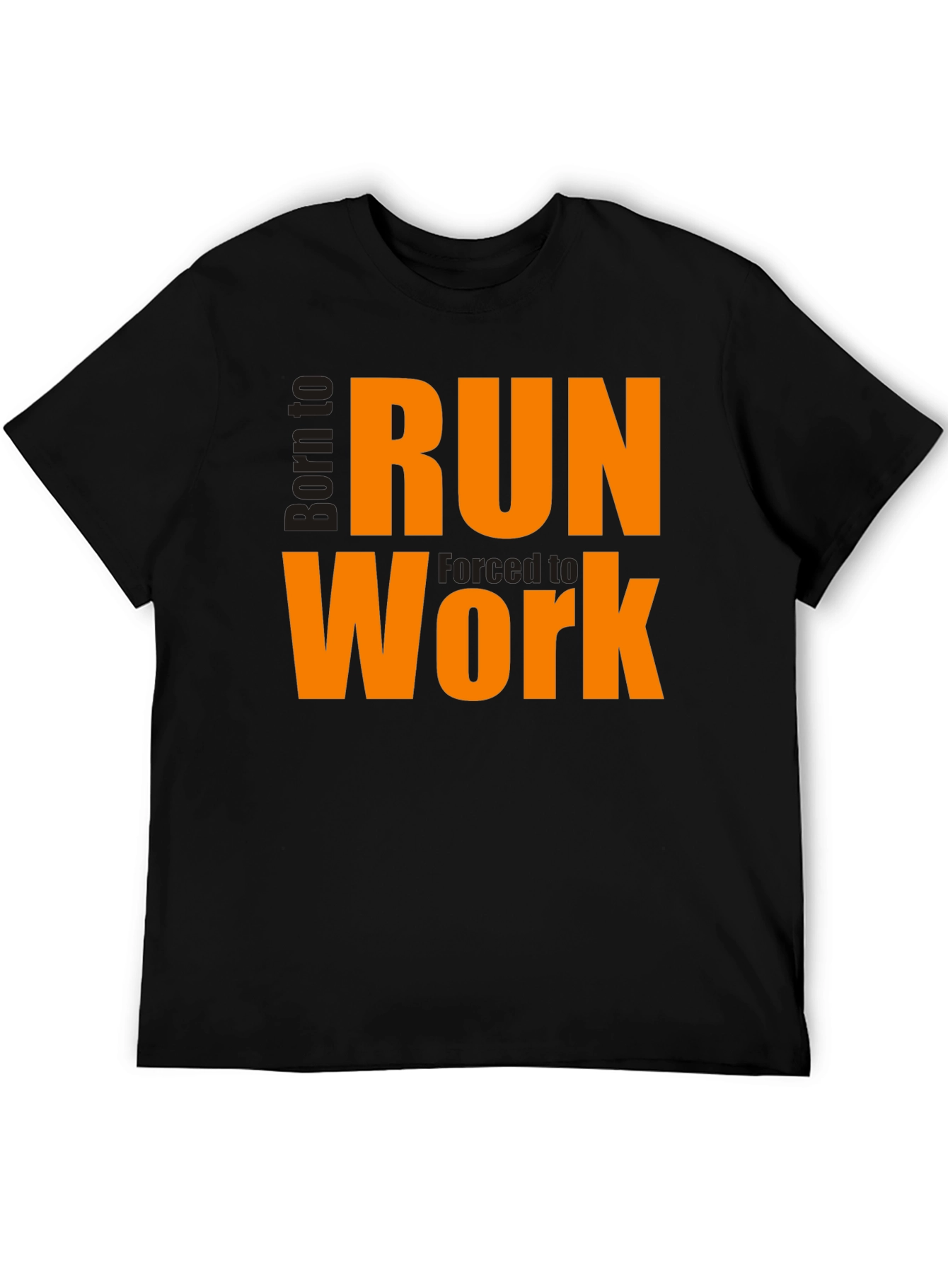 Born to Run Work T-Shirt - Black