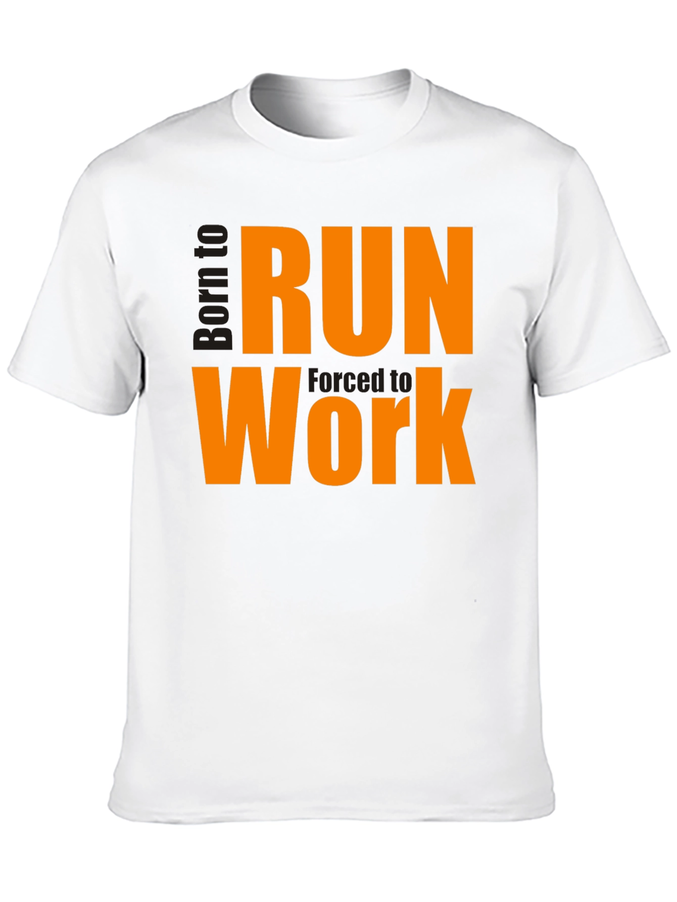 Born to Run Work T-Shirt - Black