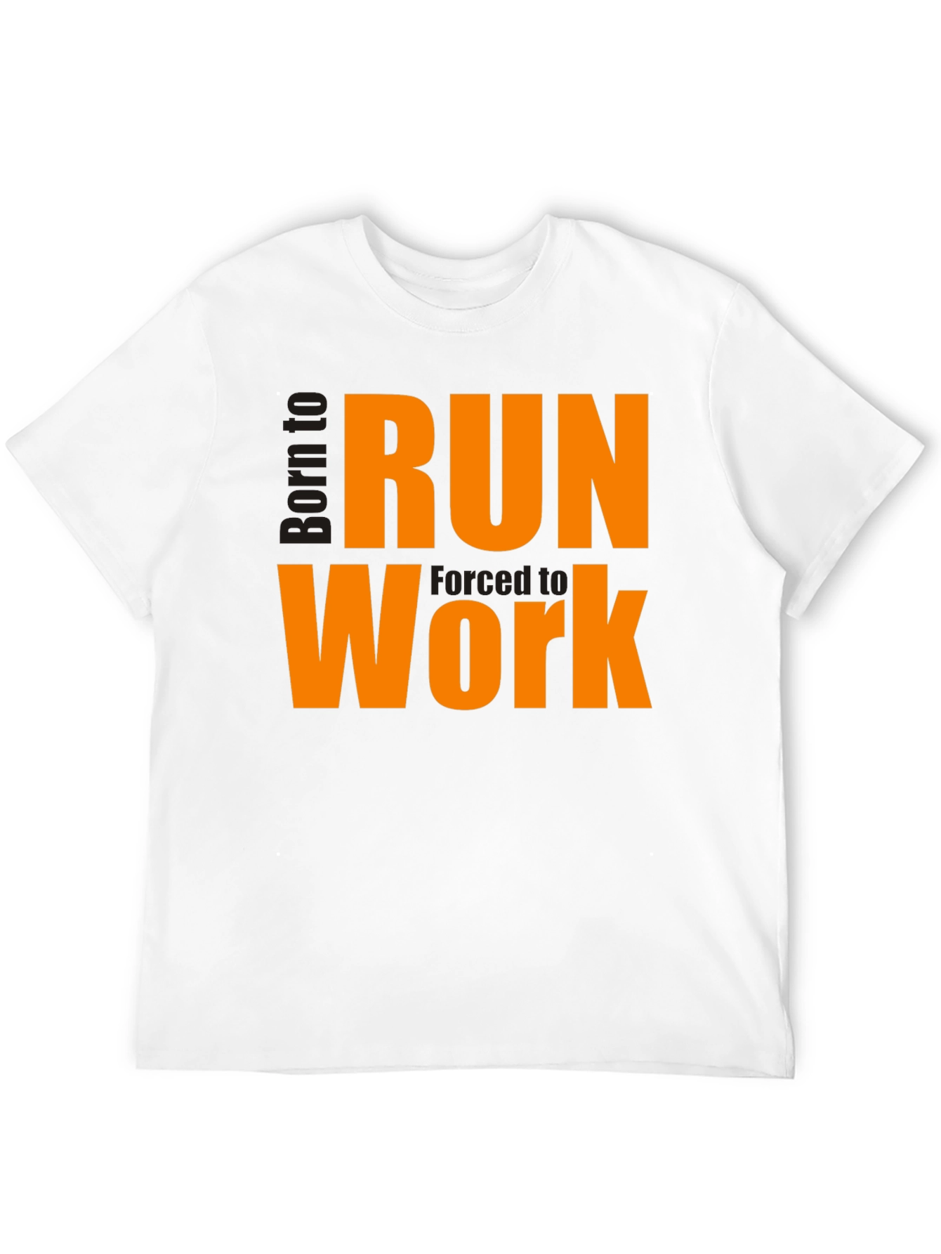 Born to Run Work T-Shirt - Black