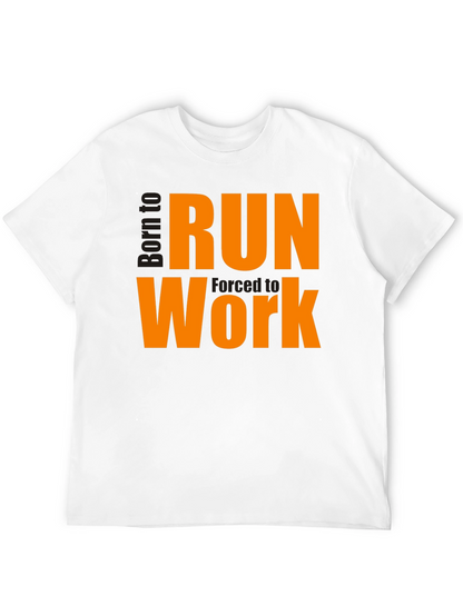 Born to Run Work T-Shirt - Black