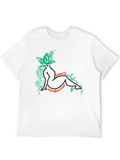 Vital & Viridescent Black Graphic T-Shirt