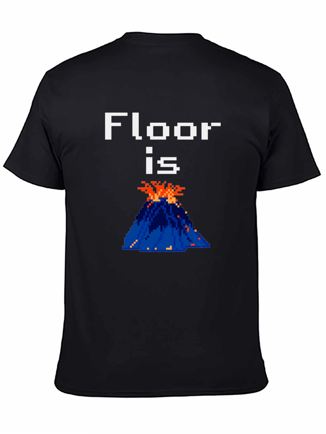 Floor is Lava Graphic Tee - Pixelated Fun