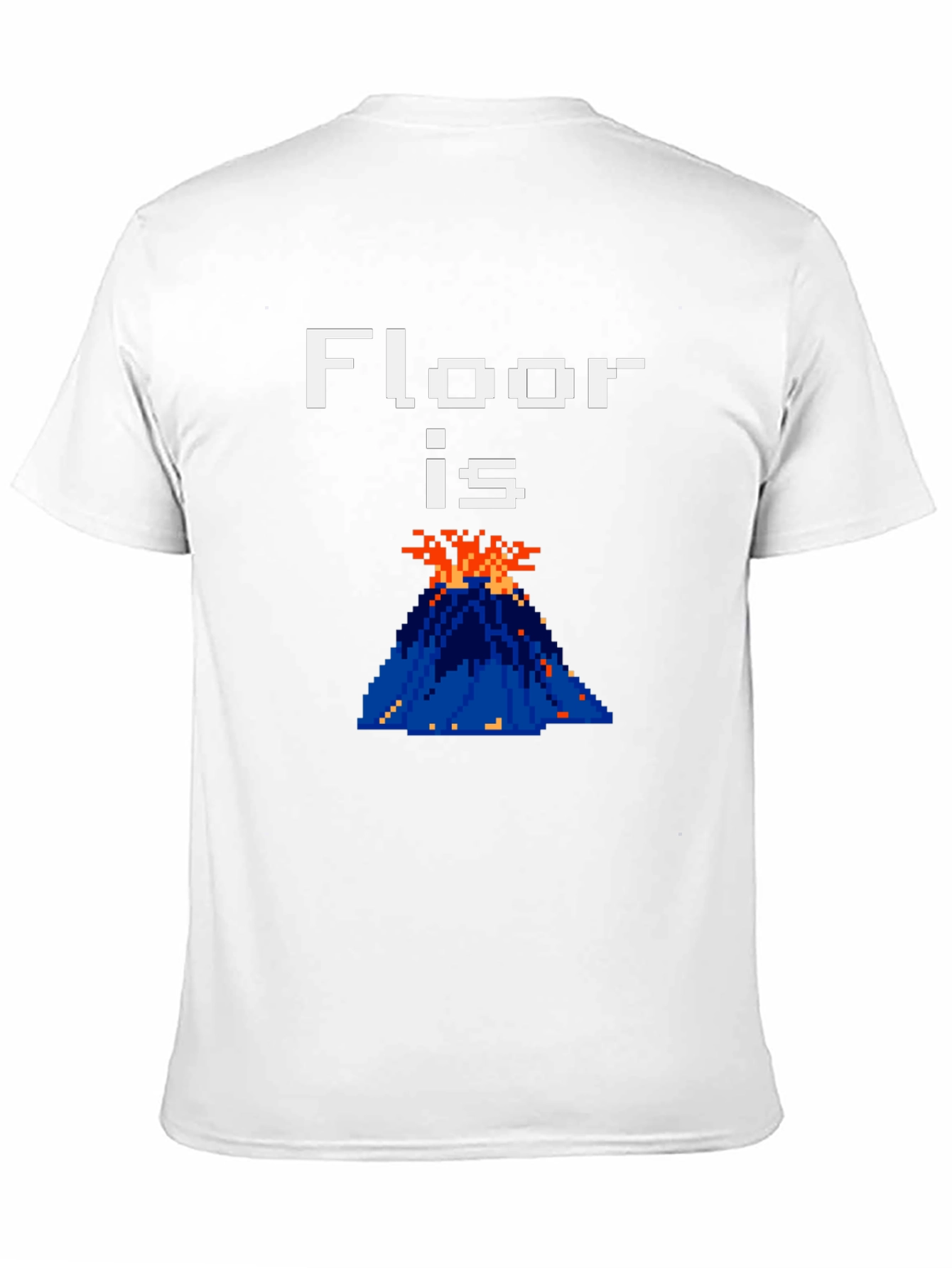 Floor is Lava Graphic Tee - Pixelated Fun