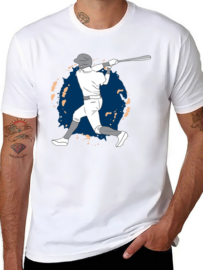 Baseball Player Graphic T-Shirt