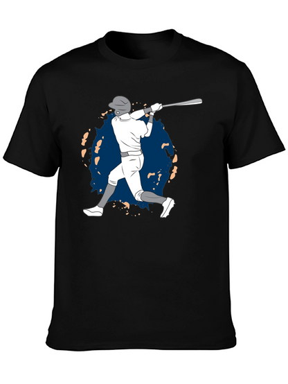 Baseball Player Graphic T-Shirt