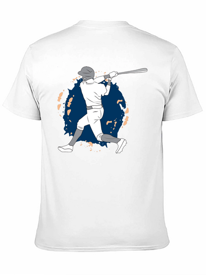 Baseball Player Graphic T-Shirt