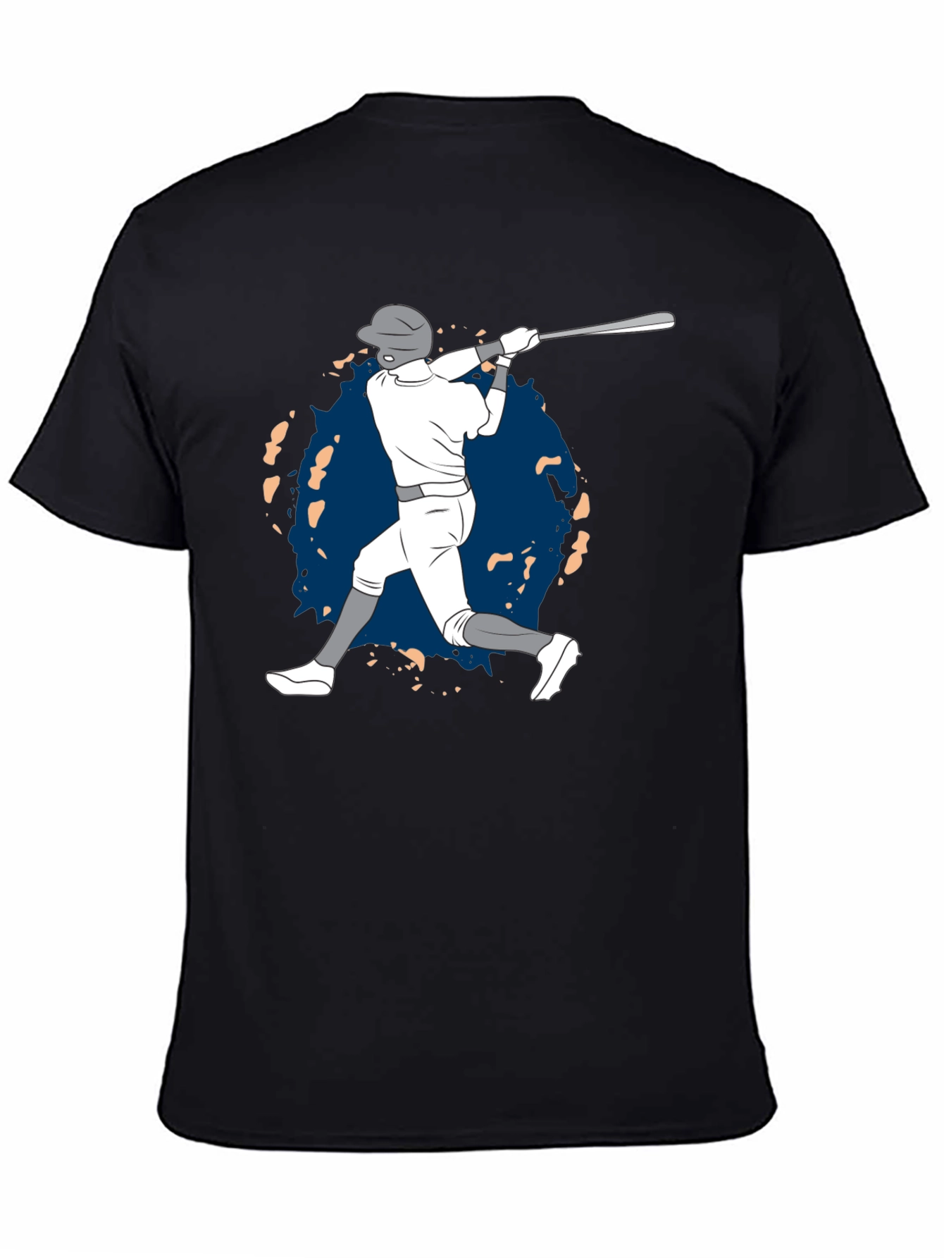 Baseball Player Graphic T-Shirt