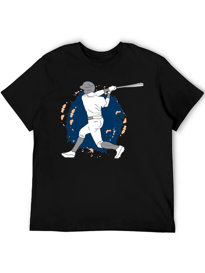Baseball Player Graphic T-Shirt